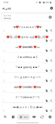 Stylish Text Generator android App screenshot 5