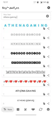 Stylish Text Generator android App screenshot 7